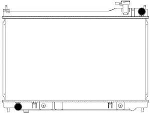 SAKURA AUTOMOTIVE 32511010 -  Радиатор, охлаждение двигателя